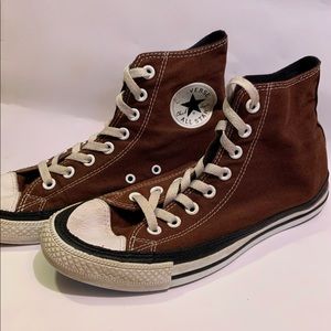 Brown High Top Converse Chuck Taylor